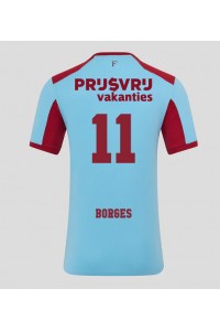 Fotbalové Dres Feyenoord Goncalo Borges #11 Třetí Oblečení 2025-26 Krátký Rukáv